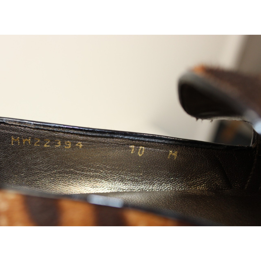 Stuart Weitzman Women's Size 10 Heels Leopard Calf Hair Leather - Picture 11 of 12